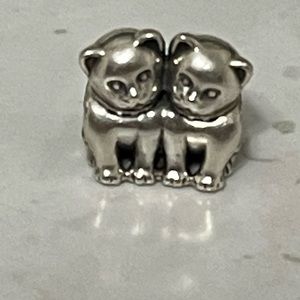Pandora charm Purrfect Together cats